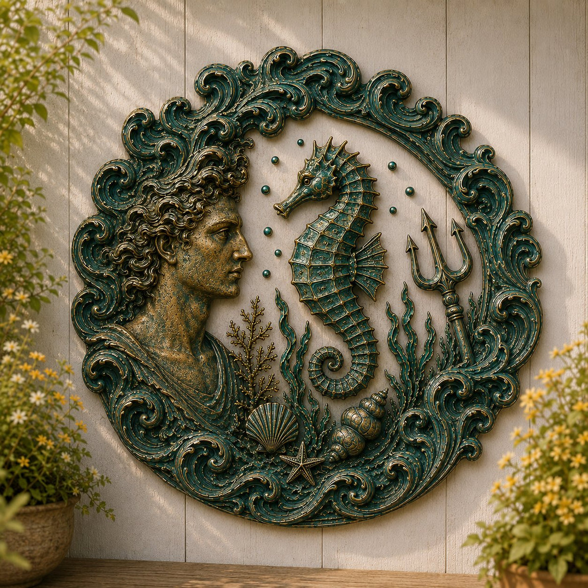 🌊 🔱Vintage Ocean Theme Wall Decor Collection