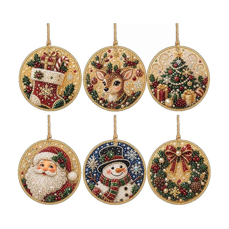 Christmas DIY Diamond Painting Ornaments