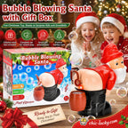 ⏳LAST DAY SALE ONLY ￡11.99!!🎅🎁 50% OFF! Santa Bubble Maker – one-click automatic bubbles with music & lights. Safe rounded edges, perfect Christmas gift for grandkids! 🫧✨