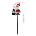 Solar-Powered Santa Claus Garden Stake Light