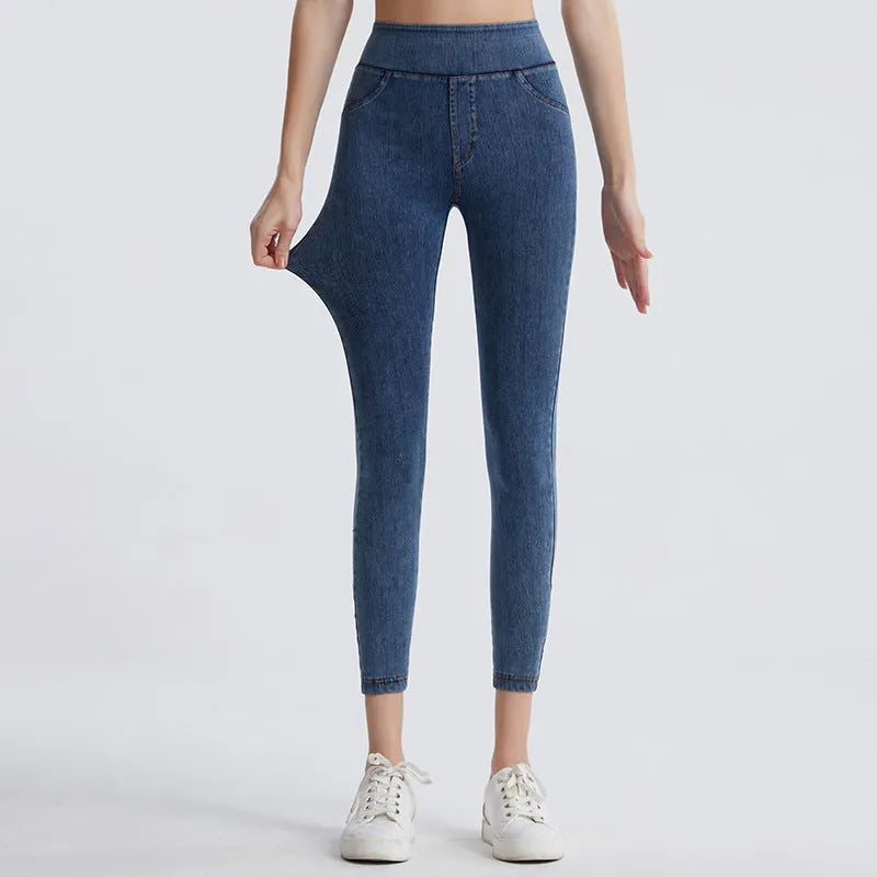 🔥LAST DAY SALE ONLY￡17.99!!👍✨Stretch That Moves With You | Women's High-Waist Skinny Jeggings