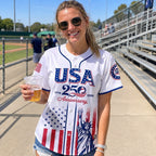 Patriotic Statue of Liberty 1776–2026 - USA 250th Anniversary Baseball Jersey Unisex Shirt