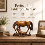 Vintage Mother & Foal Horse Figurine