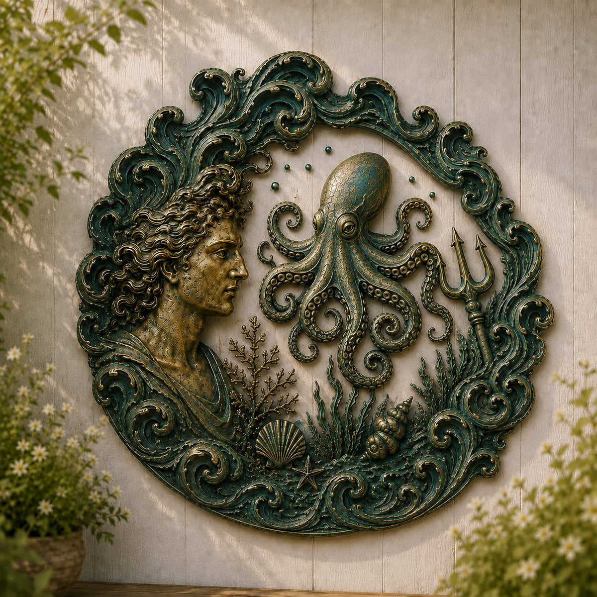 🌊 🔱Vintage Ocean Theme Wall Decor Collection