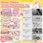 🎁LAST DAY SALE ONLY￡9.99!!💞50K+ SOLD! 📿Kids DIY Charm Bracelet Making Kit💎