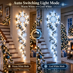 Blizzard Trail Snowflake Wall Light