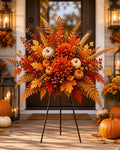 🍂Autumn Harvest Floral Garden Stake Arrangement