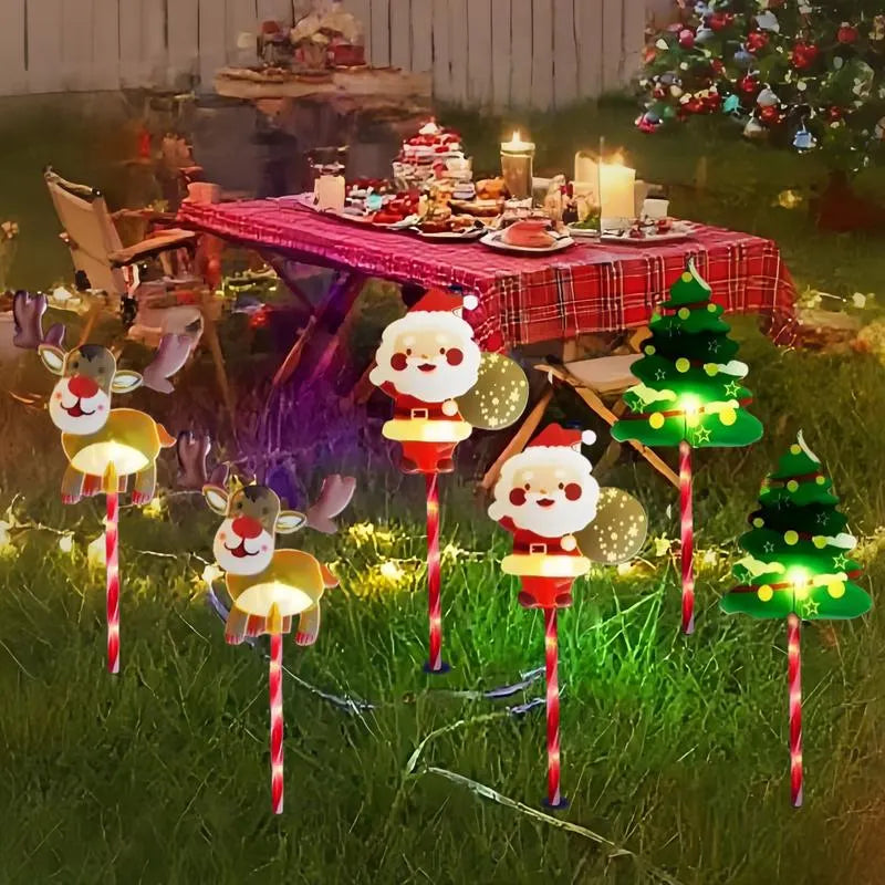 🎄🎁6-Pack Solar Christmas Decorative Lights