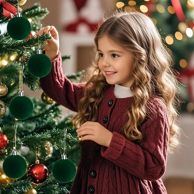 🎅Velvet Christmas Ornament Set