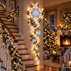 Blizzard Trail Snowflake Wall Light