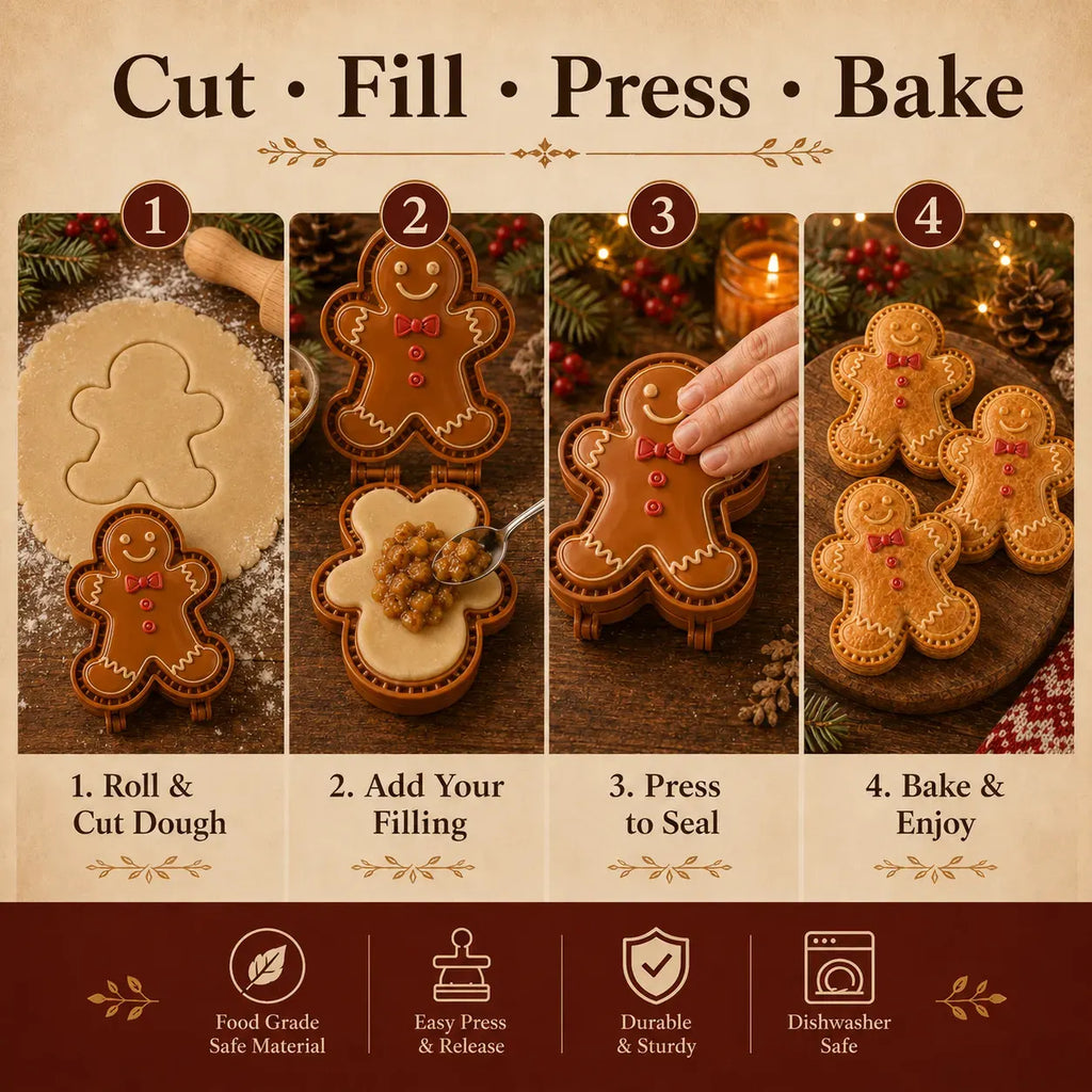 🎄16-Design Christmas Mini Pie Mold Collection