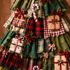 🎄Beginner-Friendly DIY Oversized Patchwork Christmas Tree Door Hanging Kit | Complete Kit with All Tools & Step-by-Step Guide Included 💕