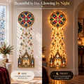 Cathedral Stained Glass Hanging Light