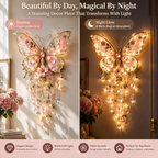 Floral Butterfly Cascade Wall Sconce