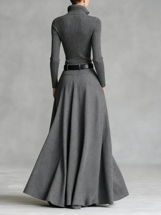 Yarn/Wool Yarn Casual Plain Buttoned Sweater