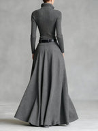 Yarn/Wool Yarn Casual Plain Buttoned Sweater