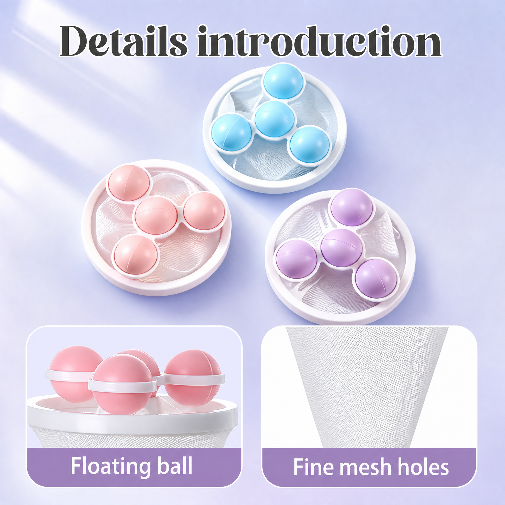 Reusable Washing Machine Lint & Hair Filter Bags (3 Pack)