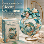 🌊 Beginner-Friendly DIY Ocean Treasures Patchwork Ornament Kit Collection