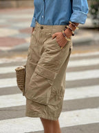 Casual Pockets Cargo Pants