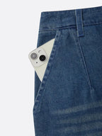 Denim Buttoned Casual Jeans