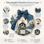Christmas Fabric Wreath DIY Kit