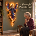 ✝️ Heavenly Radiance™ Lighted Angel Wall Sculpture ✨