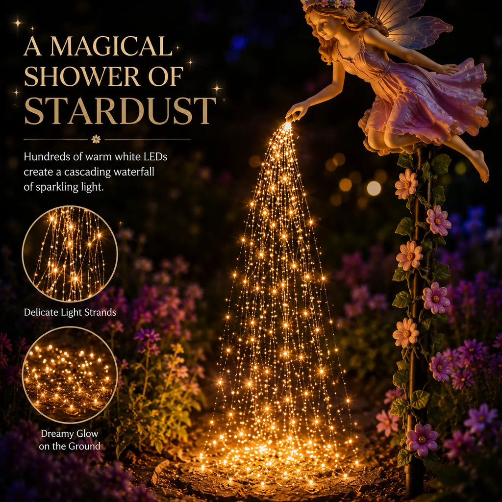 🧚‍♀️Fairy Sprinkling Magic Dust Garden Light🌸