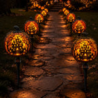 🎃 Solar Halloween Pumpkin Garden Stake Light