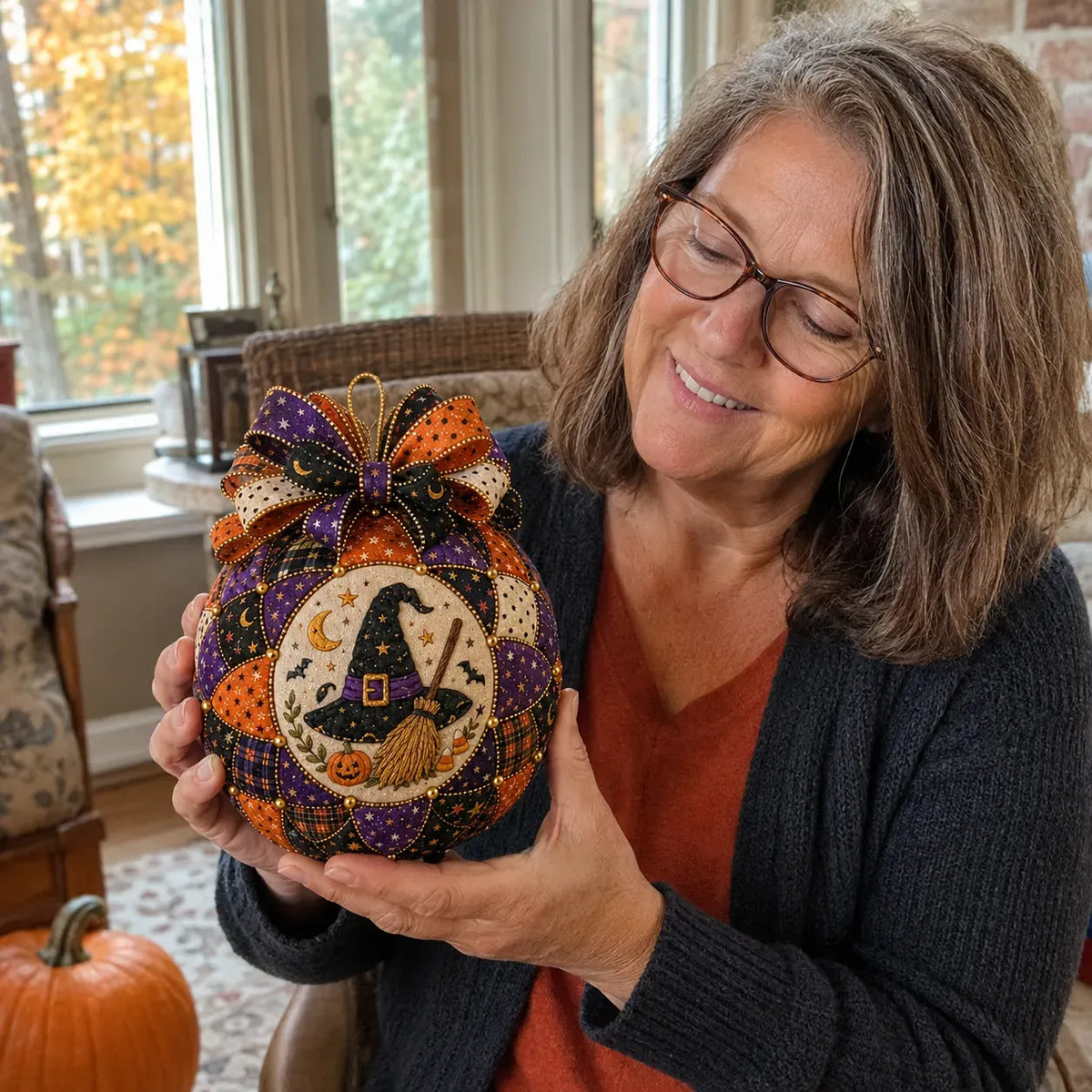 🎃 Beginner-Friendly DIY Halloween Classics Patchwork Ornament Kit Collection