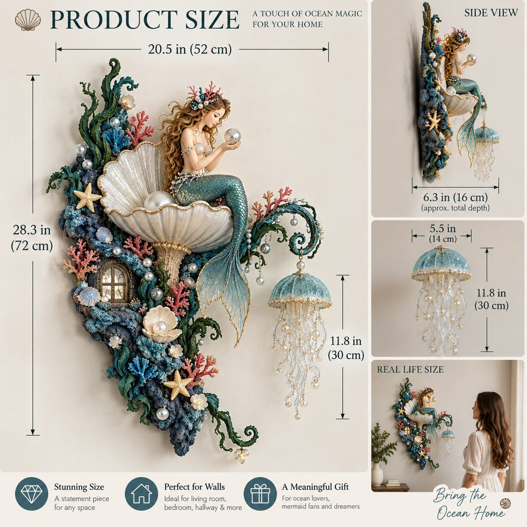 Mermaid Pearl Wall Light