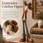 Whimsical Western Cowboy & Horse Figurine Duo 🌵
