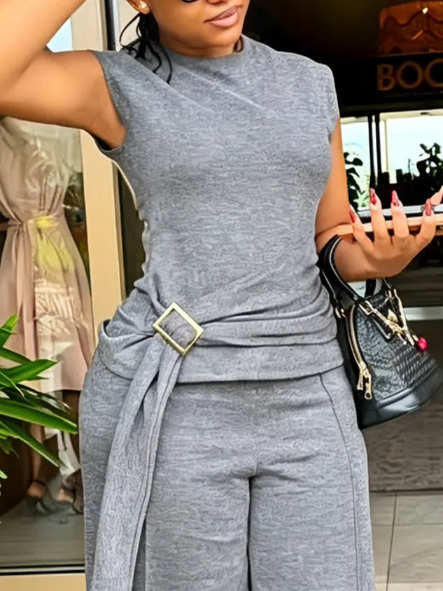 Casual Plain Grommets T-shirt