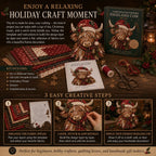 🎅Christmas Patchwork Fabric DIY Decor Kit – Stunning Results, Zero Experience Needed