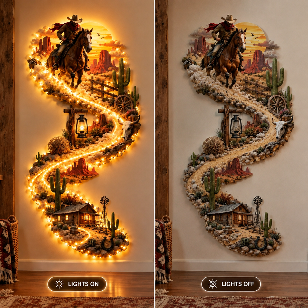 Western Trail LED Wall Decor