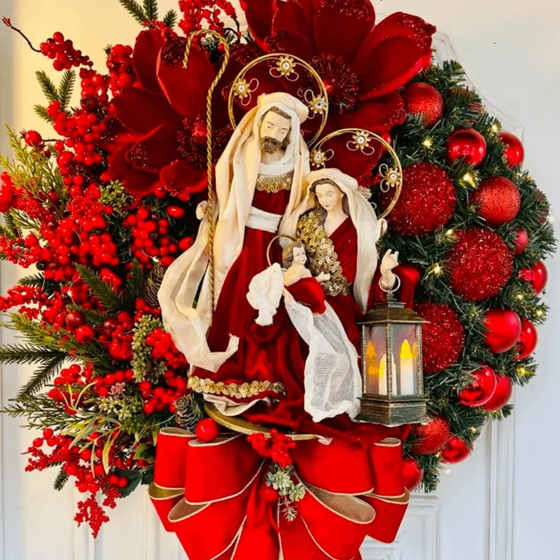 Sacred Christmas Wreath
