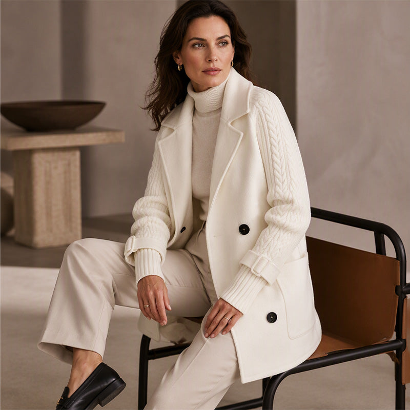 ⏳LAST DAY SALE 50% OFF!!🔥Women's Casual Double Breasted Lapel Coat🧥FREE SHIPPING🚚🇬🇧