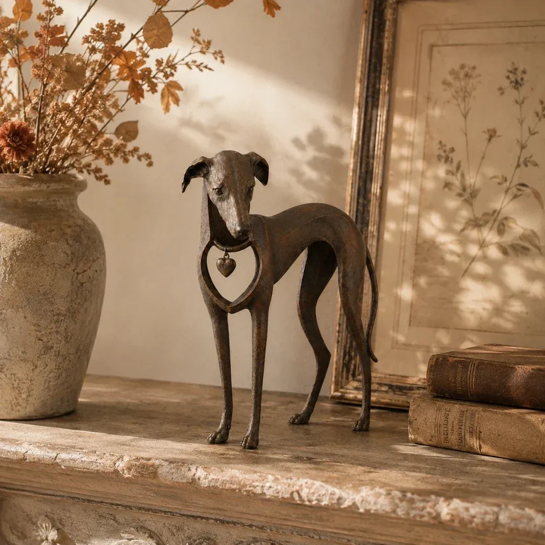 Vintage Iron Dog Accent for Timeless Interiors