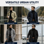 🔥LAST DAY SALE 70% OFF👍✨Men's Waterproof Mid-Length Trench Coat【FREE SHIPPING】