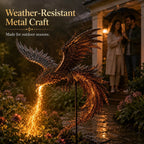 Solar Phoenix Garden Stake Light