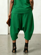 Casual Text Letters Harem Pants