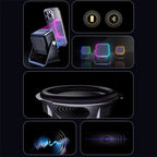 ⏳LAST DAY SALE ONLY ￡13.99!!✨🎅📱 5-in-1 Wireless Speaker Stand – Induction Audio & Phone Holder 🎵💡