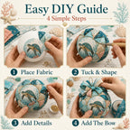 🌊 Beginner-Friendly DIY Ocean Treasures Patchwork Ornament Kit Collection