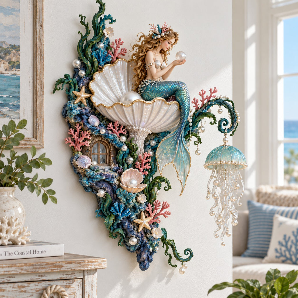 Mermaid Pearl Wall Light