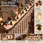 Penguin Snow Scene Staircase Lights