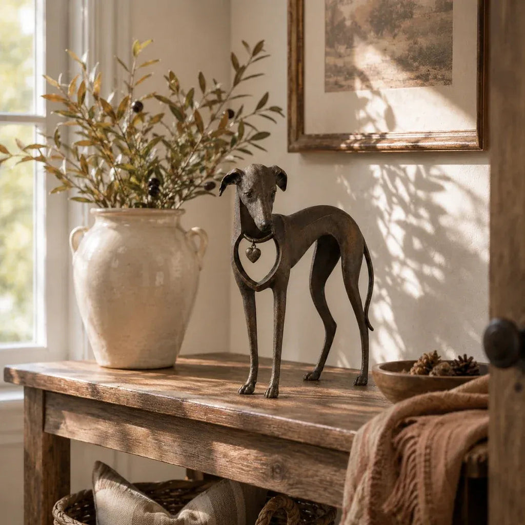 Vintage Iron Dog Accent for Timeless Interiors