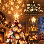 💯 Last day 49% OFF - 🎄Christmas Village Projection Centerpiece