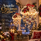 Angelic Christmas Snowfall Cloud – Lighted Hanging Holiday Decor☁️