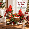 Cardinal Christmas Treat Bowl – Lighted Holiday Candy Bowl & Tabletop Decor
