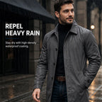 🔥LAST DAY SALE 70% OFF👍✨Men's Waterproof Mid-Length Trench Coat【FREE SHIPPING】