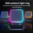 ⏳LAST DAY SALE ONLY ￡13.99!!✨🎅📱 5-in-1 Wireless Speaker Stand – Induction Audio & Phone Holder 🎵💡
